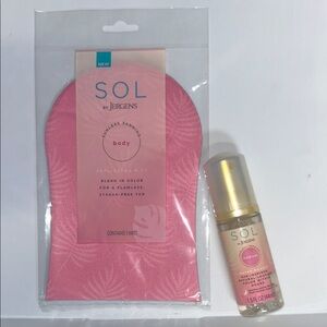 SOL by Jergens Tanning Mitt & 1.5 fl oz Medium Water Mouse Set